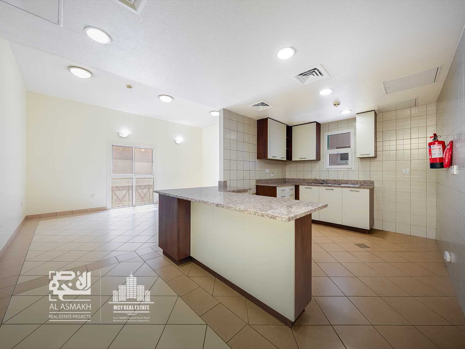Unfurnished 2BHK apartment living room